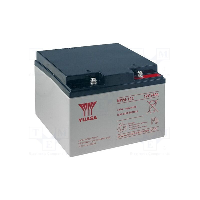 ACCU-HP24-12/Q Re-battery - 12V, 24Ah, AGM, Maintenance-free