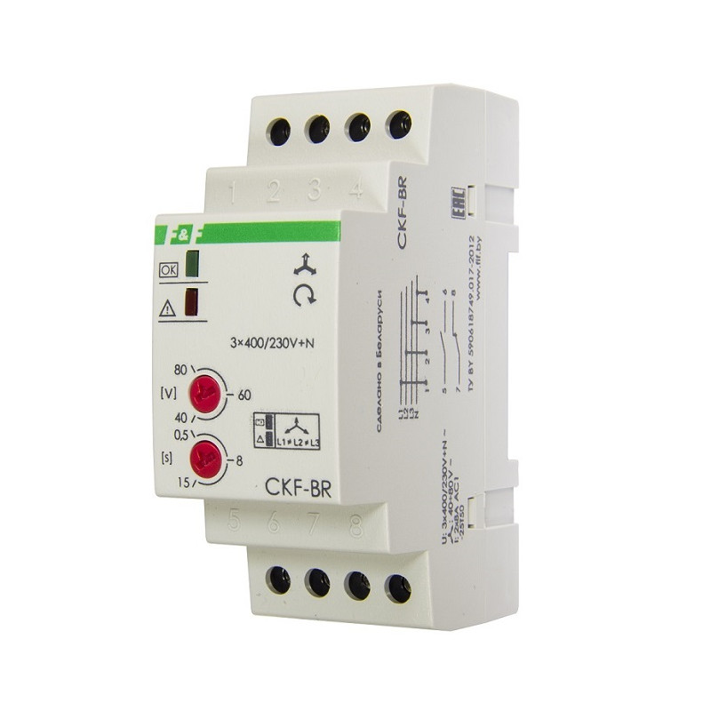 CKF-BR Fazių sekos rėlė | ABB Automatika