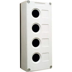 4 vietų valdymo postas baltas IP65 - Automatika ir pramonės sprendimai