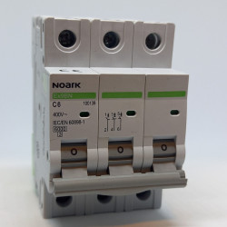 Automatinis jungiklis 3P C 6A, 6kA | Sužinokite daugiau