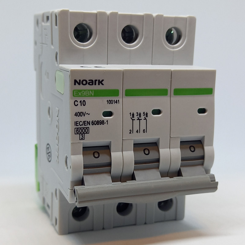 Automatinis jungiklis 3P C10A, 6kA - patikimas elektros valdymo sprendimas