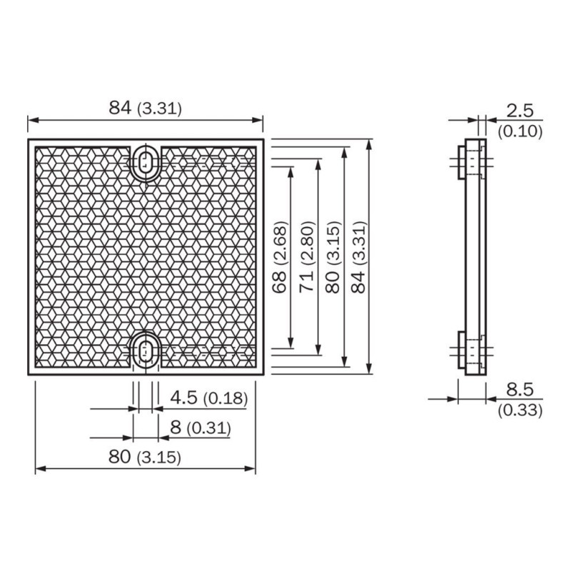 PL80A Reflector by SICK - Reliable Light Reflection for Automation