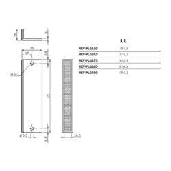 Reflektorius REF-PLG270 SICK | Automatika ir Matavimai