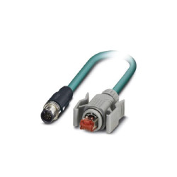 Phoenix Contact 2m Cat5 M12 to Male M12 Cable - Reference 1407377