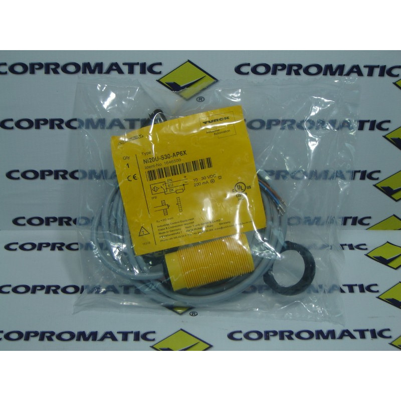 Induktyvinis jutiklis NI20U-S30-AP6X - Industrial Sensor