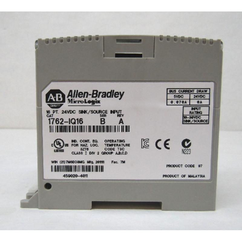 Allen-Bradley 1762-IQ16 Input Module for Automation Systems