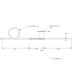 PT100B-6x50-A304-0000-3.0GSC Temperature Sensor - Precise Measurement