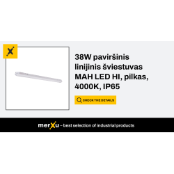 Šviestuvas 38W 4000K MAH LED | Efektyvus apšvietimo sprendimas
