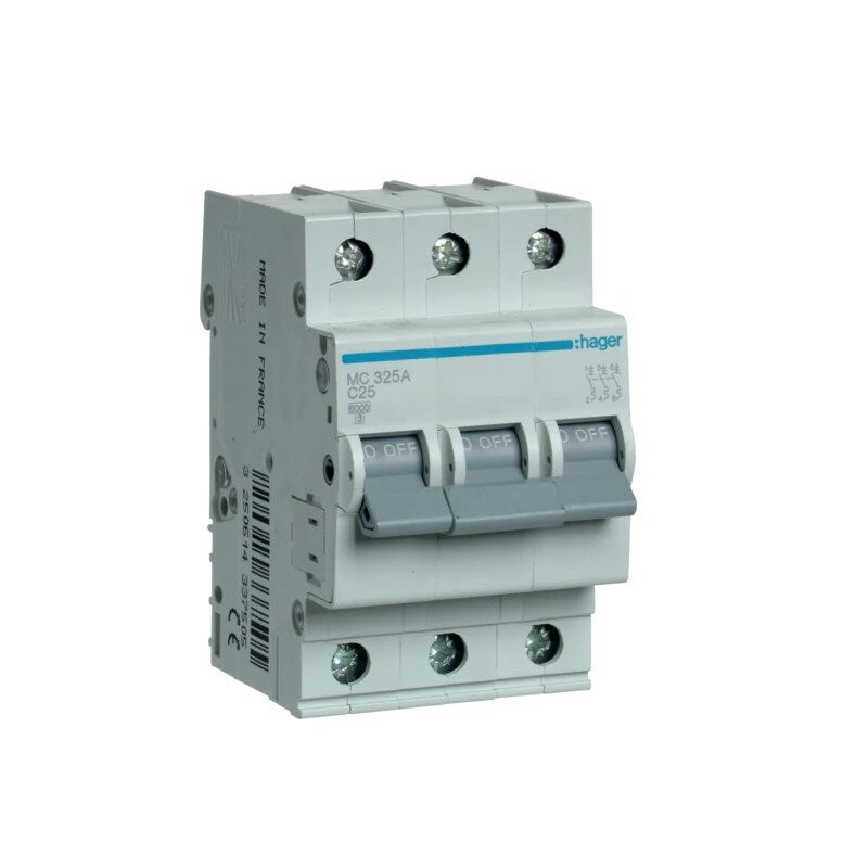 MC325 C25A/3 Automatic Switch - Hager