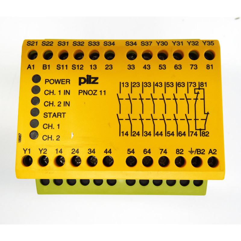 PNOZ 11 230-240VAC 24VDC - Safety Relay by Pilz