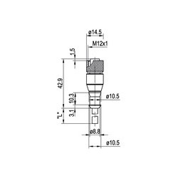 M12 JUNG 5pin-5m Cable - Reliable Connectivity Solution