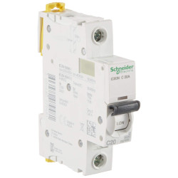 Aut. jung. iC60N 1P 20A C 6kA - Elektros Apsaugai