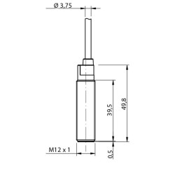 Induktyvus jutiklis M12 DC AM1/AP-3A - Automatikos sprendimai