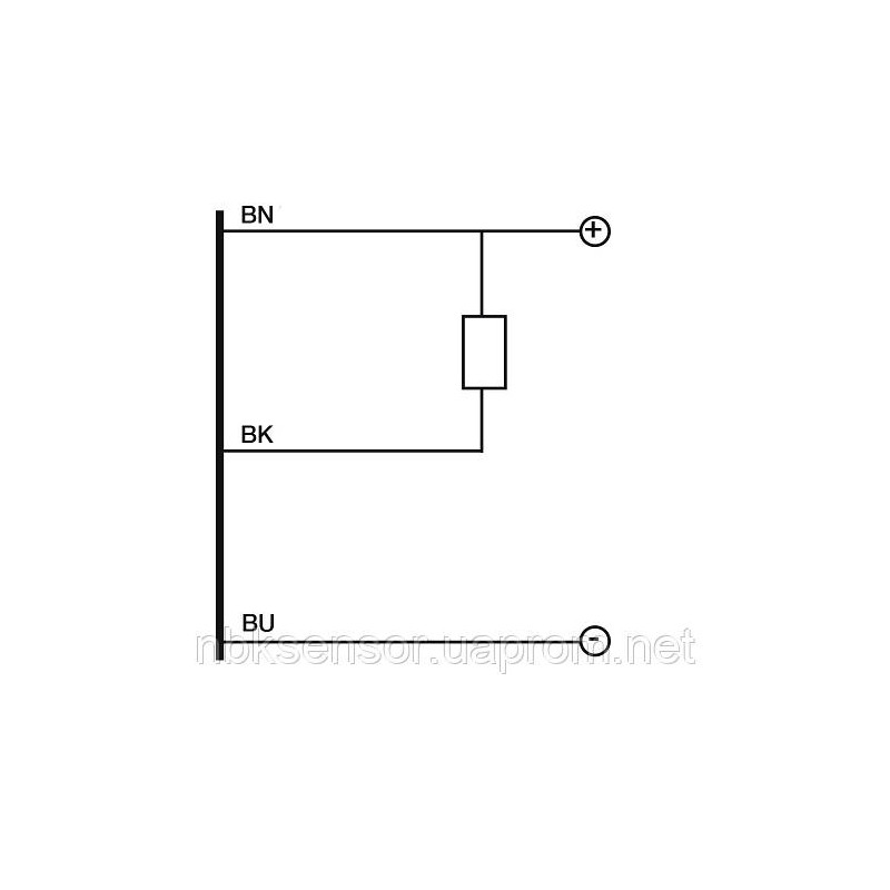 Induktyvinis M12 NC NPN Sensor - 2m Cable
