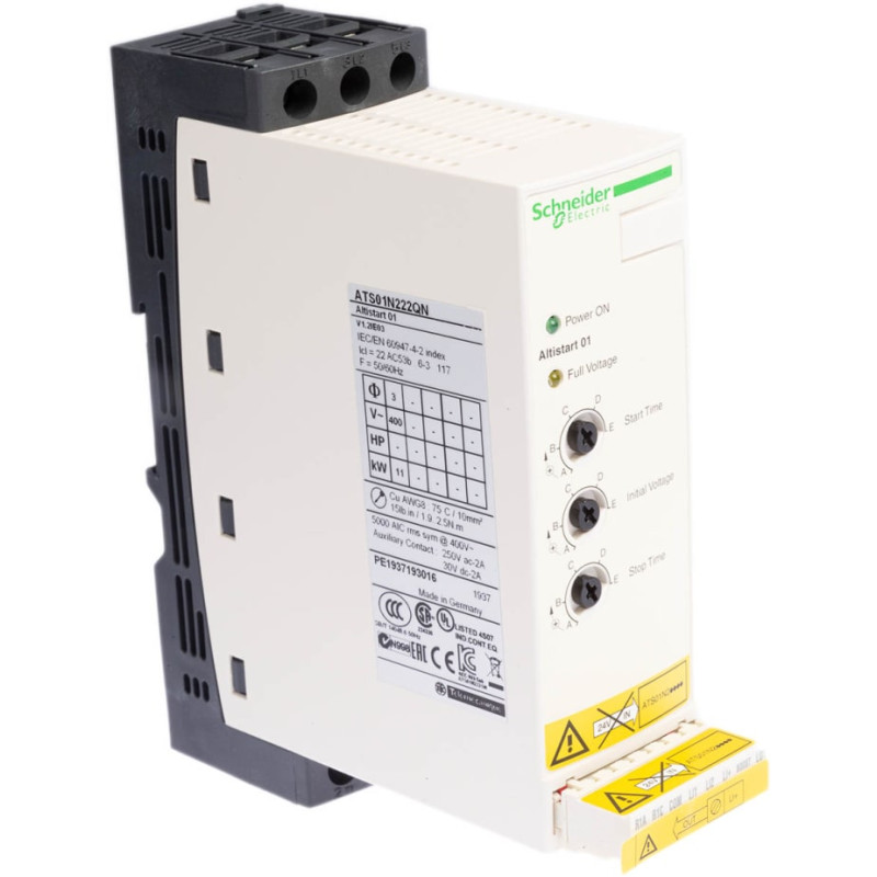 Sklandaus paleidimo įreng. 22A 7,5/11kW, 400V
