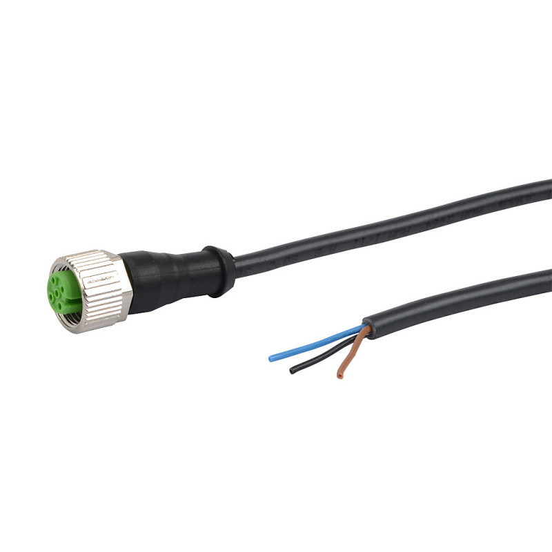 CD12M/0B-050A1 Jungtelė M12 - 4PIN Connector, 5 Metres