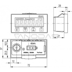 Galinių padėčių indikatorius EBACD2M - Pozicijos rodymo sprendimas