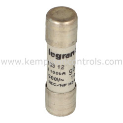 Fuse 12A 500V gG 10x38mm Legrand, 013312