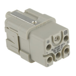 Connector, HDC, contact insert, female16A400VHan QPIN6