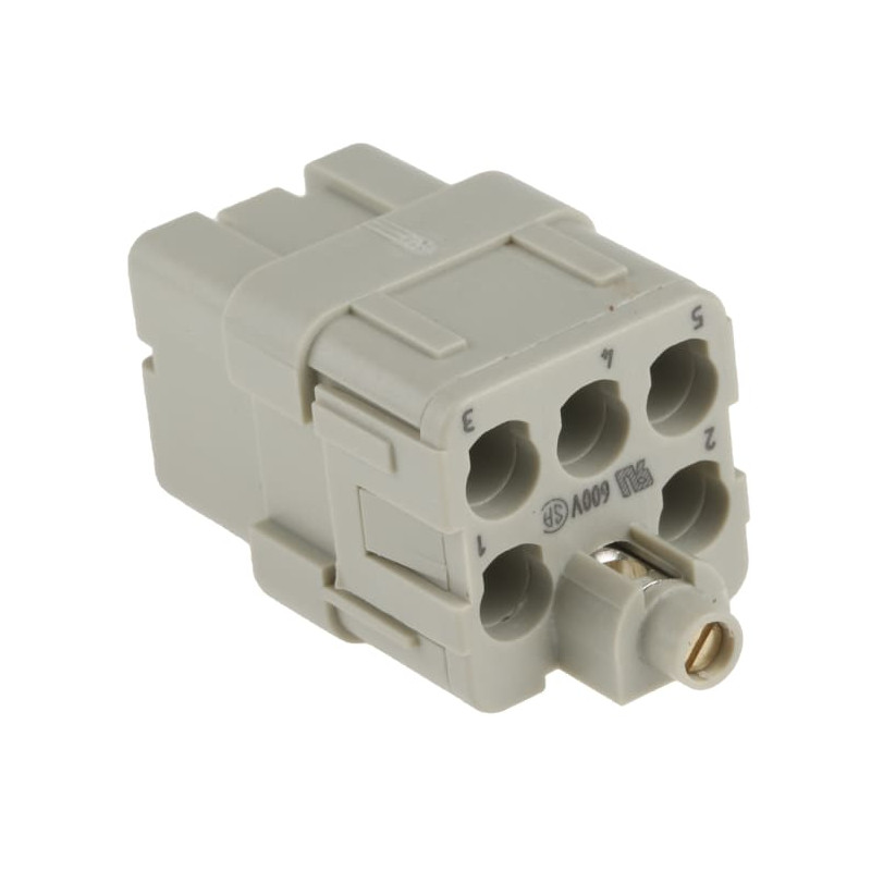 Connector, HDC, contact insert, female16A400VHan QPIN6