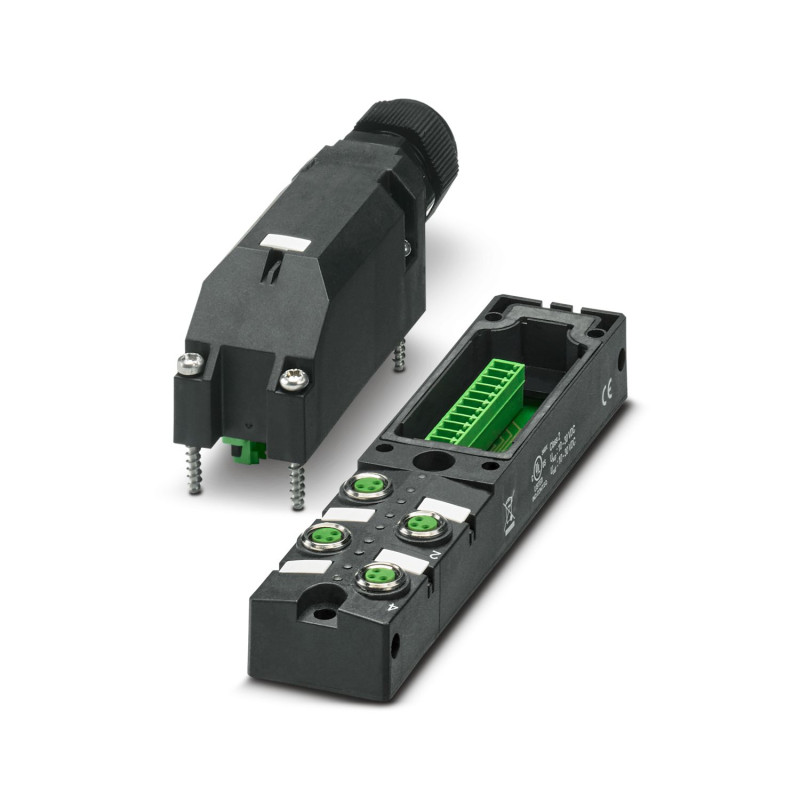 SACB 4/3-L-PTP-M7 HD distribution box, 4xM8, 3pin, A coding