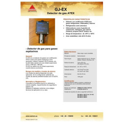 Detector GJ-EX d ATEX EX II 2 G Ex db IIC T5 Gb