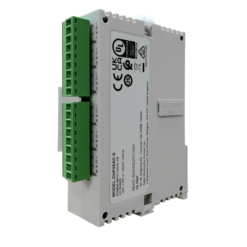 Controller Analog Input Module DVP06AD-S 6AI