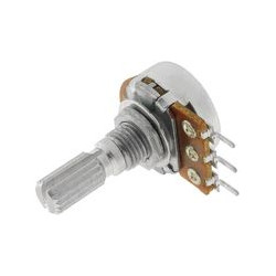 10K Linear Stereo Potentiometer Metal RoHS