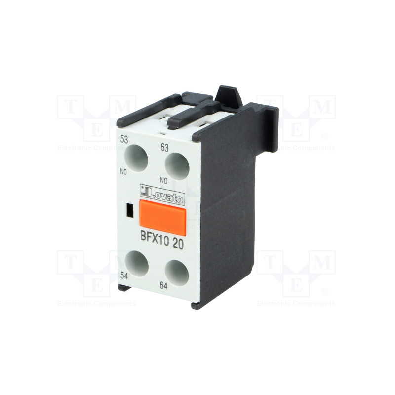 Auxiliary contactsLeadsscrew terminalsfrontCTX3 MINI