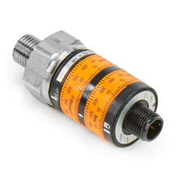 Pressure switch with intuitive switch point setting Ifm