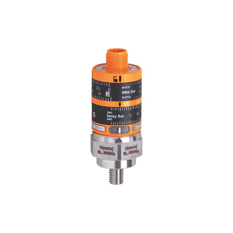Vibration monitor with intuitive switch point setting Ifm