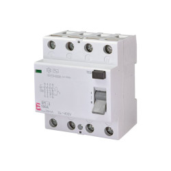 Srovės nuotekio rėlė 4P 100A 300mA A tipo