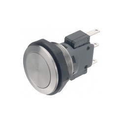 1241.6664.1124000 - Pushbutton Switch, Vandal Proof Momentary Function 3 A 125,VAC / 250 VAC 1CO IP67