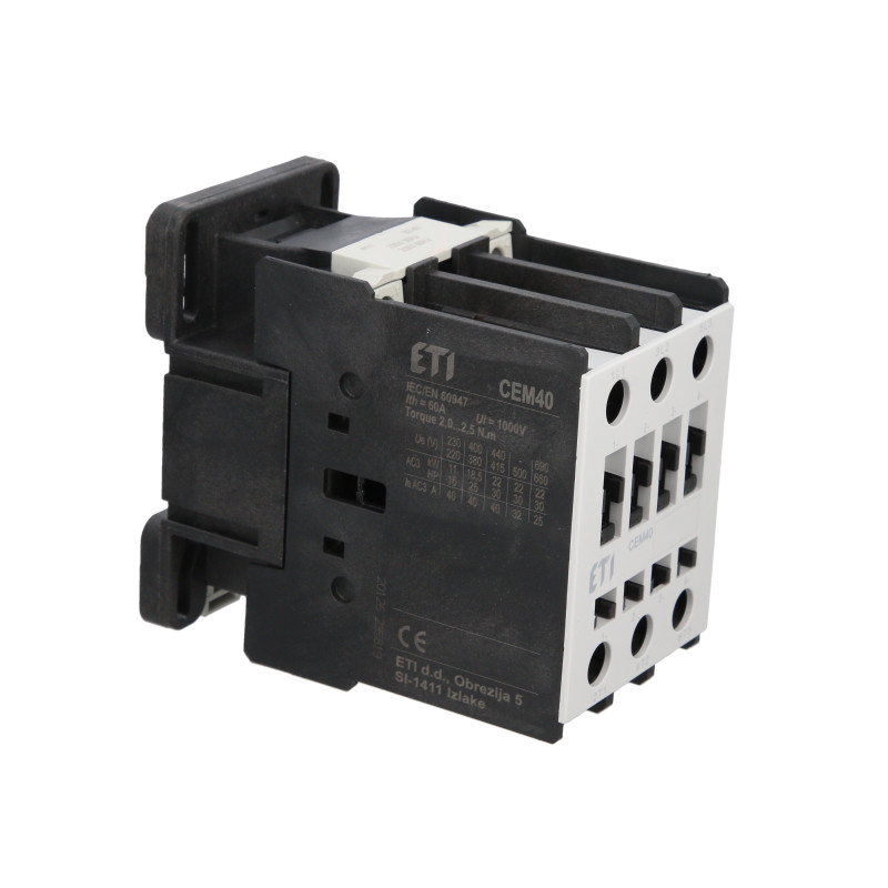 CEM40.00-230VAC/004647103 Kontaktorius 18,5kW 220VAC ritė 3NO