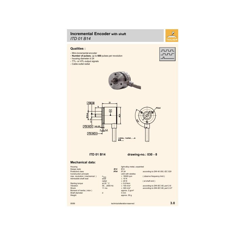 Decoder RTIV ITD 01 B14 100H NX KRS1 S4 10-30VDC