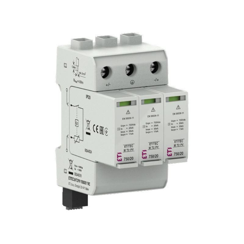 ETITEC M T2 PV 1100/20 Y PV with Surge Protection PV