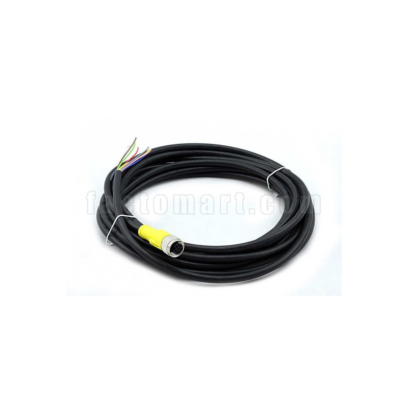 Cable with connector for safety barrier CS-A1-03-U-05 M12, 5pin, 5m.