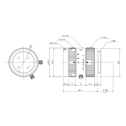 2/3, 35,0 mm, 1,4 - 16C, C, 1.5 Megapixel