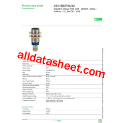 XS118B3PAM12 Schneider Electric