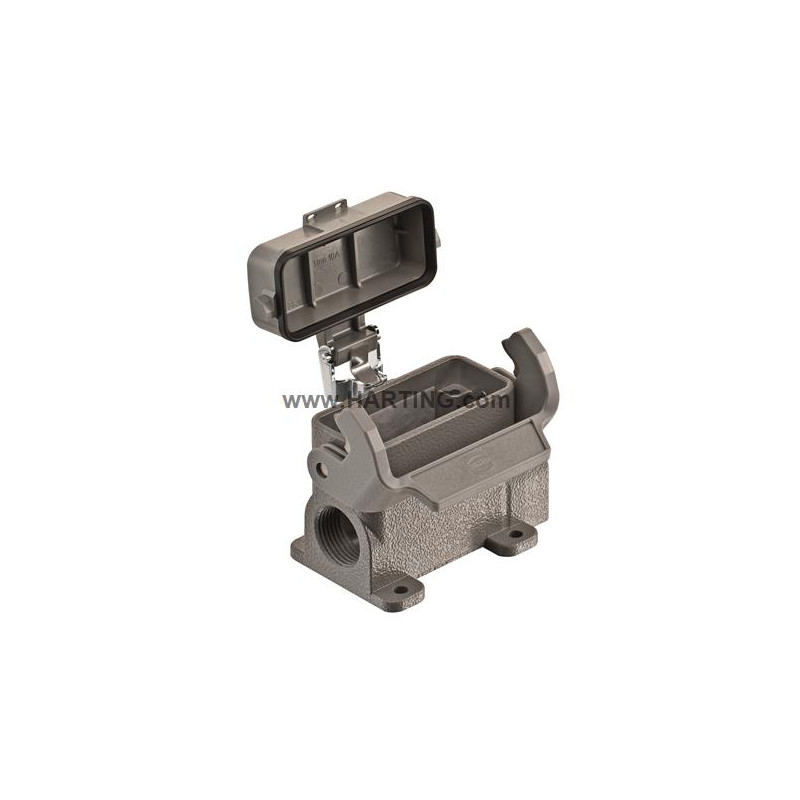 Han 10A-HSM-HC 1 Lever Cover 2xM20