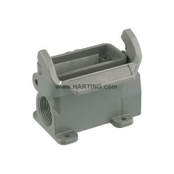 Han 10A-HSM-HC 1 Lever Cover 2xM20