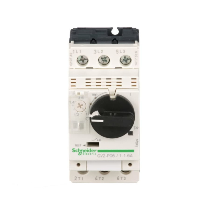 TeSys GV2P - motor circuit breaker - 1..1.6A - 3P 3d