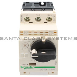 TeSys GV2P - motor circuit breaker - 1..1.6A - 3P 3d